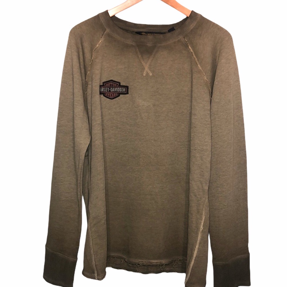 Harley Davidson Women’s Studded Raglan Pullover